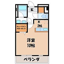 プリステージュ  ｜ 栃木県宇都宮市西原町（賃貸マンション1R・5階・36.27㎡） その2