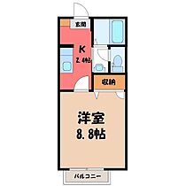 ステート・メナー A  ｜ 栃木県下都賀郡野木町大字丸林（賃貸アパート1K・1階・28.20㎡） その2