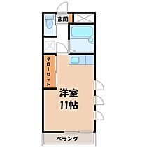 クレストステージ  ｜ 栃木県宇都宮市今泉町（賃貸マンション1R・3階・27.00㎡） その2