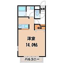 すずらん IV  ｜ 栃木県宇都宮市簗瀬町（賃貸マンション1K・1階・41.22㎡） その2