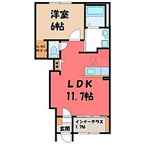 ディモア・ピアッツァ  ｜ 栃木県栃木市平井町（賃貸アパート1LDK・1階・43.21㎡） その2