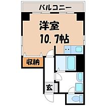 IRビル泉町  ｜ 栃木県宇都宮市泉町（賃貸マンション1R・5階・31.23㎡） その2