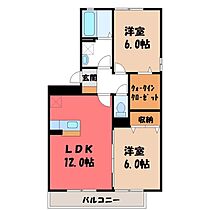 Matsuya E  ｜ 栃木県小山市暁1丁目（賃貸アパート2LDK・3階・56.30㎡） その2