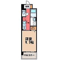 パークレジデンス小山  ｜ 栃木県小山市駅東通り1丁目（賃貸マンション1K・2階・30.96㎡） その2