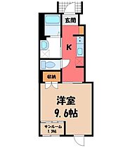 ルナメゾン  ｜ 栃木県宇都宮市大和2丁目（賃貸アパート1K・1階・33.56㎡） その2