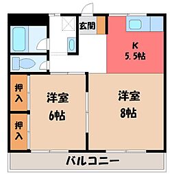 JR東北本線 岡本駅 徒歩31分 2階/-