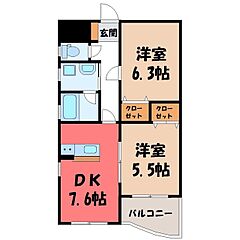 物件の間取り