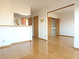 JR東北本線 小山駅 バス17分 外城工業団地下車 徒歩5分の賃貸マンション 3階2LDKのリビング/ダイニング