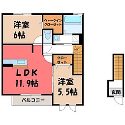 東武宇都宮線 西川田駅 徒歩18分