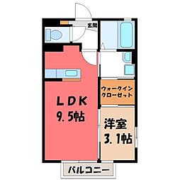 JR東北本線 岡本駅 3.1km