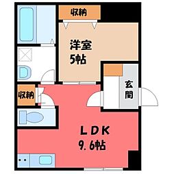 JR東北新幹線 宇都宮駅 3.2km 1階/-