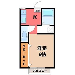 東武宇都宮線 東武宇都宮駅 徒歩34分