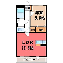JR東北本線 宇都宮駅 バス15分 競輪場前下車 徒歩4分