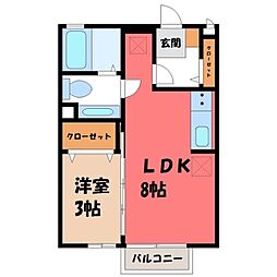 東武宇都宮線 国谷駅 徒歩8分 1階/-