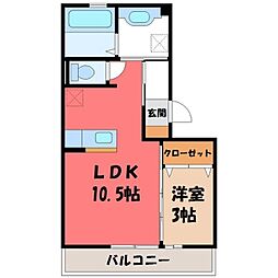 JR東北本線 岡本駅 徒歩33分 2階/-