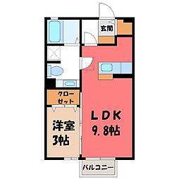 真岡鐵道 真岡駅 バス15分 亀山東下車 徒歩6分