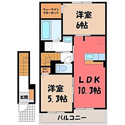 東北本線 石橋駅 徒歩15分