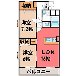 宇都宮芳賀ライトレール線 東宿郷駅 徒歩15分 2階/-