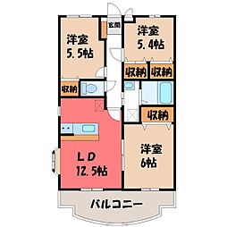 東北本線 宝積寺駅 徒歩10分