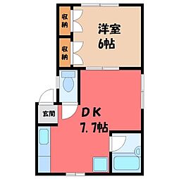 JR東北本線 宇都宮駅 徒歩18分 1階/-