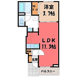 東武宇都宮線 壬生駅 徒歩9分 1階/-
