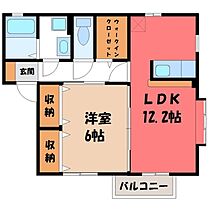 栃木県下都賀郡壬生町若草町（賃貸アパート1LDK・2階・47.99㎡） その2