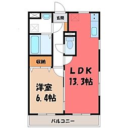 JR東北本線 宇都宮駅 バス8分 簗瀬南下車 徒歩6分