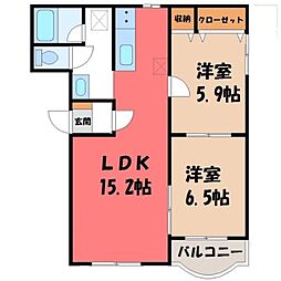 JR東北本線 岡本駅 徒歩19分