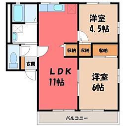 宇都宮芳賀ライトレール線 駅東公園前駅 徒歩16分 2階/-