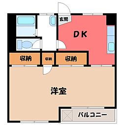 東武宇都宮線 西川田駅 徒歩17分 3階/-