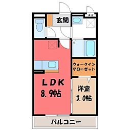 JR東北本線 岡本駅 徒歩9分