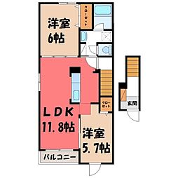 ラフィーネ 2階