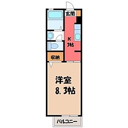 JR東北新幹線 宇都宮駅 バス9分 泉が丘三丁目下車 徒歩5分 1階/-