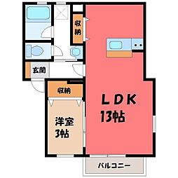 JR東北本線 宝積寺駅 徒歩9分 1階/-