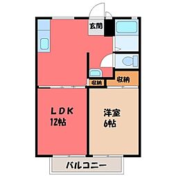東武宇都宮線 西川田駅 徒歩22分 1階/-