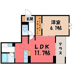JR東北本線 宇都宮駅 徒歩11分