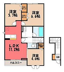 JR東北本線 小山駅 徒歩34分 2階/-