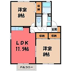 物件の間取り