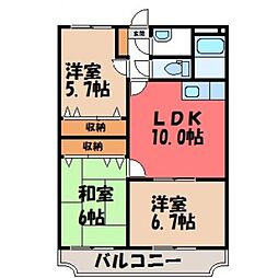 JR東北本線 小山駅 徒歩32分 2階/-