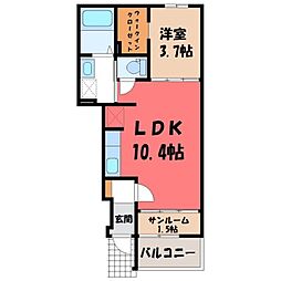 JR東北本線 宇都宮駅 バス20分 下栗下車 徒歩5分 1階/-