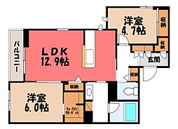 東武宇都宮線 東武宇都宮駅 徒歩27分 2階/-