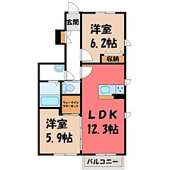 物件の間取り