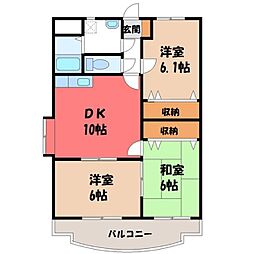 JR両毛線 小山駅 徒歩27分 3階/-