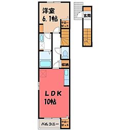 JR東北本線 小山駅 徒歩28分 2階/-
