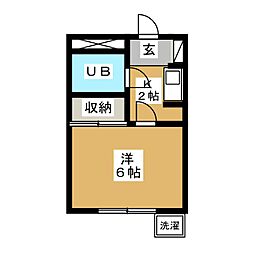 間取図画像 1K