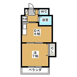 間取図画像 1DK