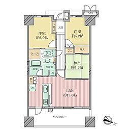 ルネフレシール 3LDKの間取図画像