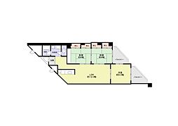 エバーグリーン淀川3号館 3LDKの間取図画像