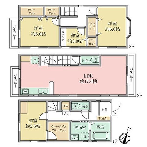 間取りを拡大表示
