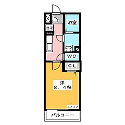 間取図画像 1K